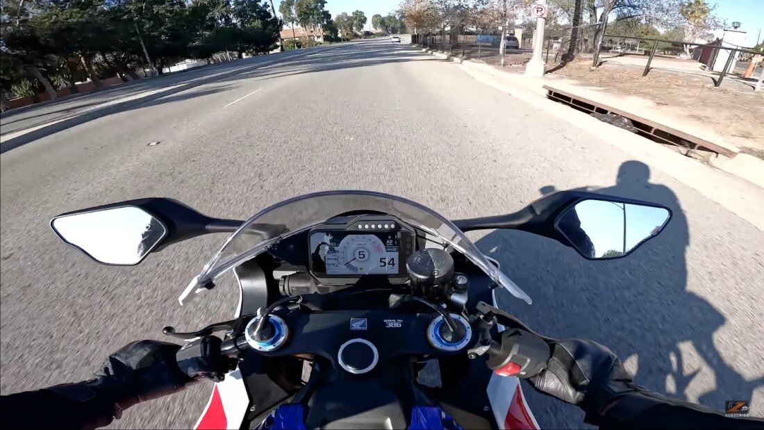 Honda CBR1000RR speed test